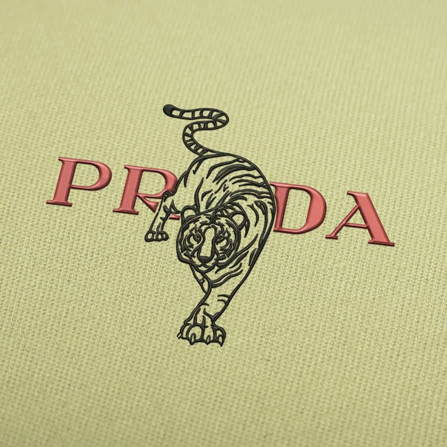 Prada Tiger Embroidery Designs Download