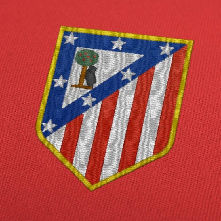 Atletico de Madrid logo Embroidery Design Download - EmbroideryDownload