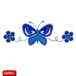 Embroidery-Butterflies-Flower