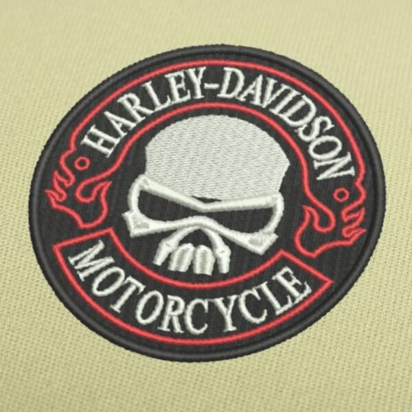 Harley Davidson skull tribal Embroidery Design Download ...