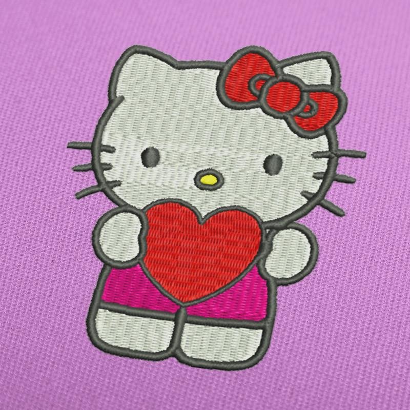 Hello Kitty 1 Embroidery Design Download - EmbroideryDownload