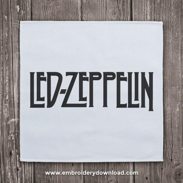 Led Zeppelin Embroidery Design Download - EmbroideryDownload