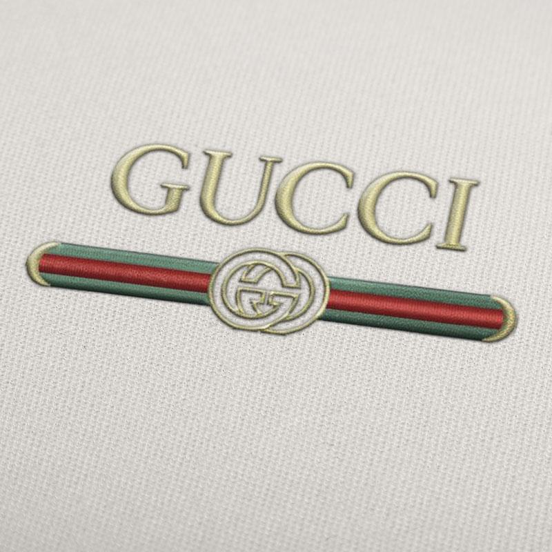 Gucci Logo Embroidery Design  Gucci Machine Embroidery Design Pattern