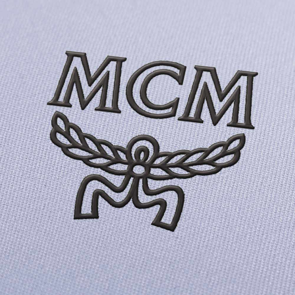 MCM Logo Embroidery Design Download - EmbroideryDownload