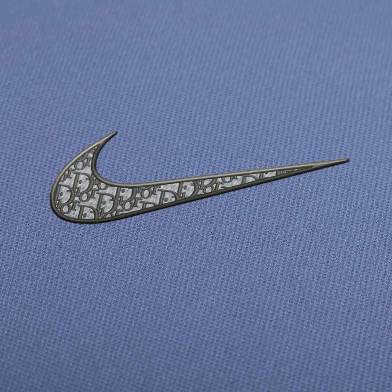 Caballo Indefinido Oficiales Bordado del logotipo de Nike x Dior Descargar - EmbroideryDownload