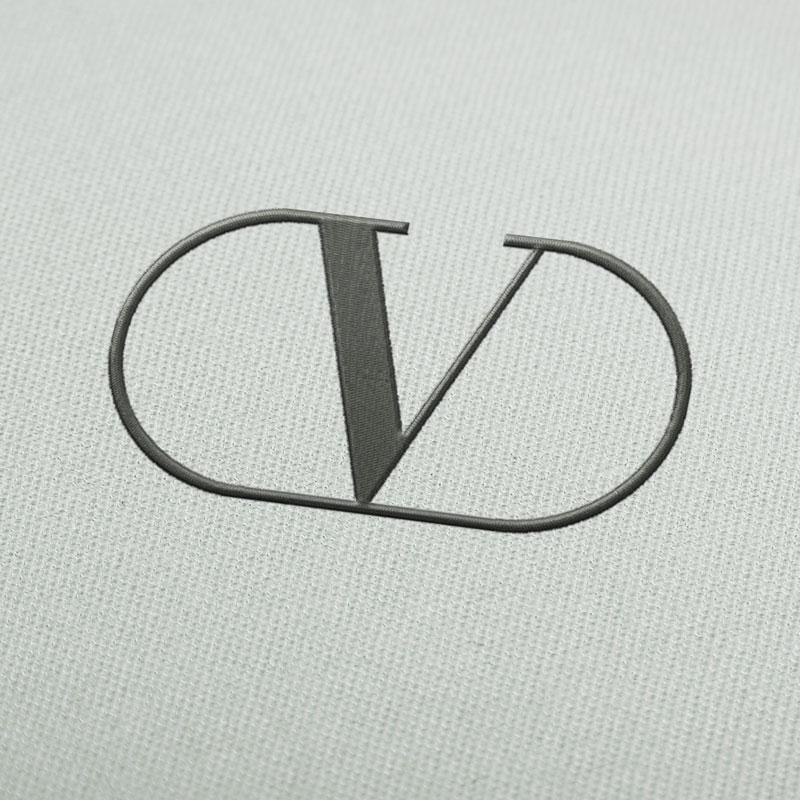 Valentino Logo Embroidery Design Download