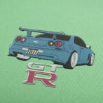 GTR-Blue-embroidery-design-logo-mockup