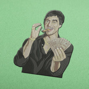 sacrface-Al-Pacino-embroidery-design-logo-mockup